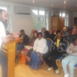 Rabbi Dubov addresses SLIFG at Chabad Wimbledon